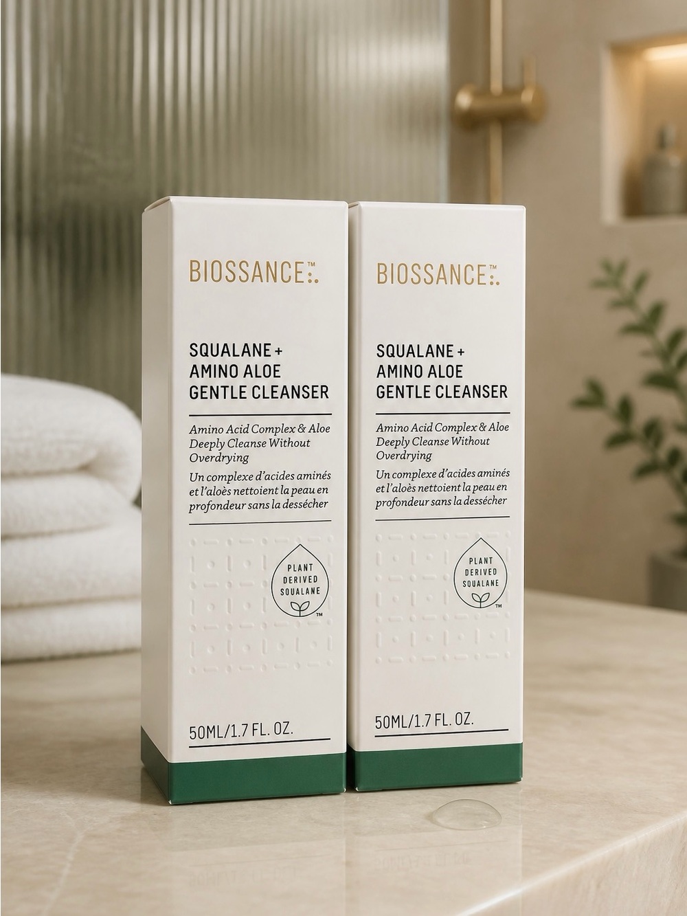 Biossance White & Green Squalane + Amino Aloe Gentle Cleanser